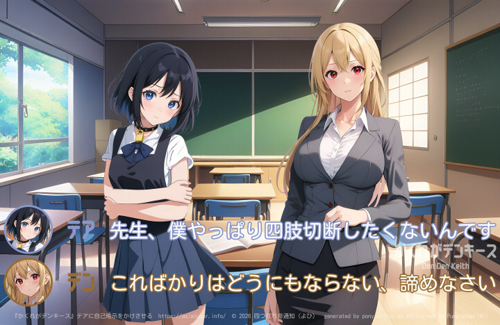 「テアに自己暗示をかけさせる」より