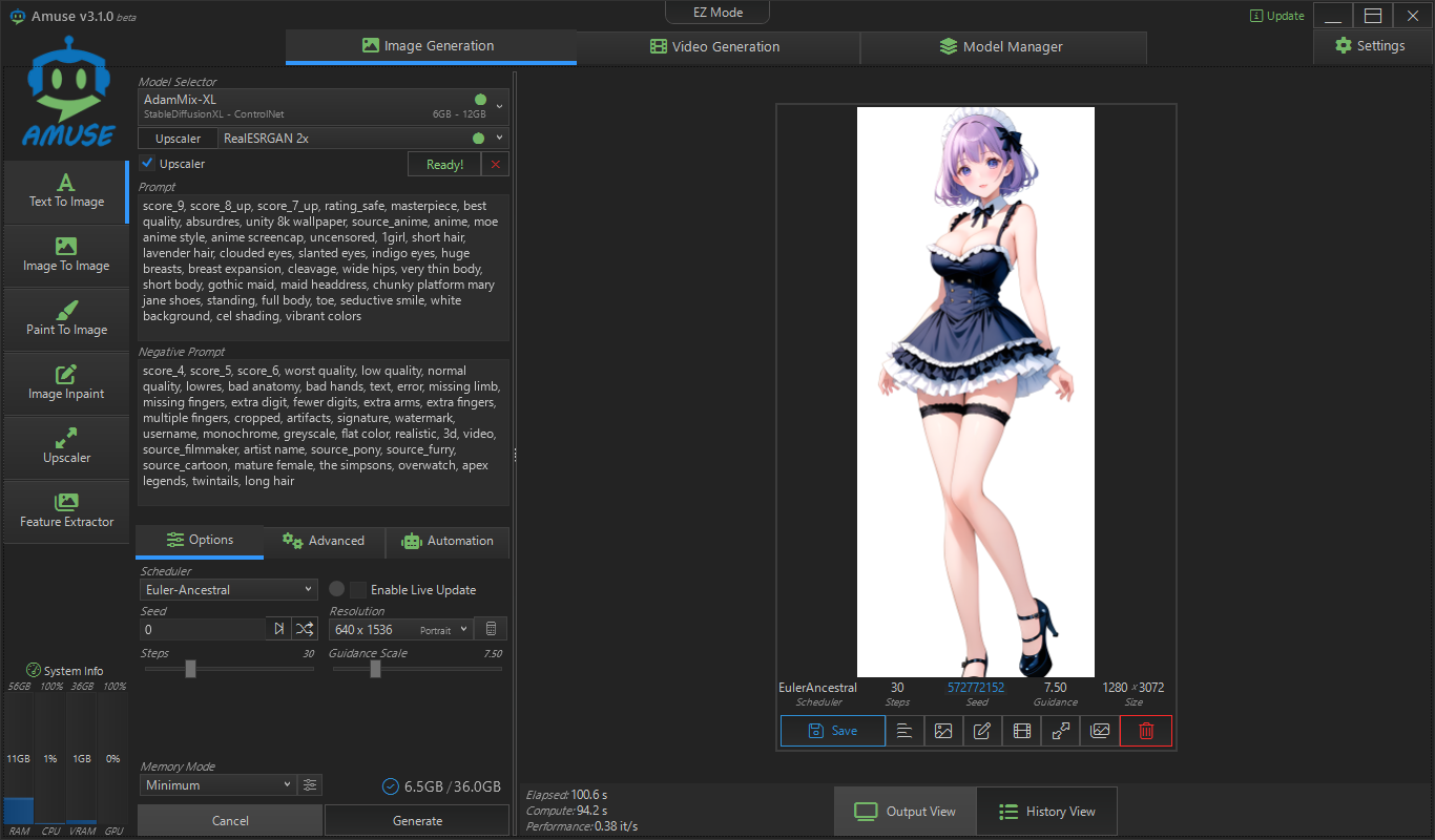 Amuse AI v3.1.0 beta