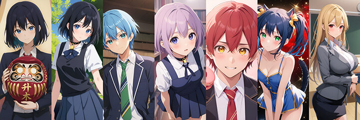 『かくれがデンキース』第3弾の登場人物